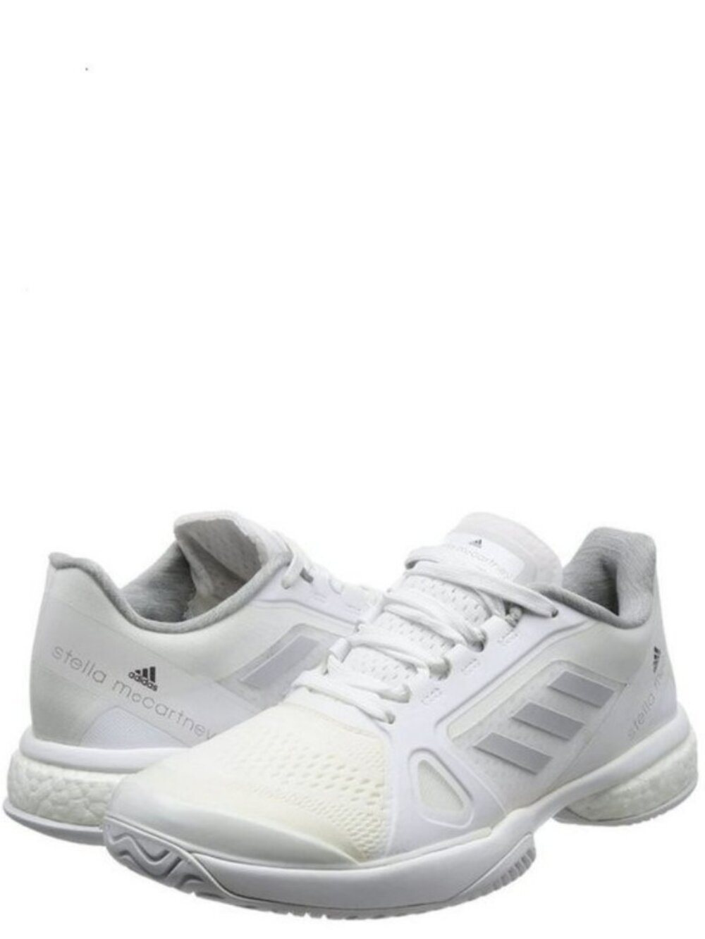 NWT Adidas Stella McCartney Women Tennis Boost Shoes White 7.5